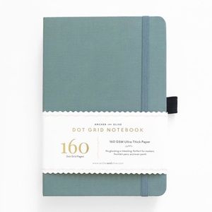 Archer & Olive A5 Light Blue Dot Grid Notebook